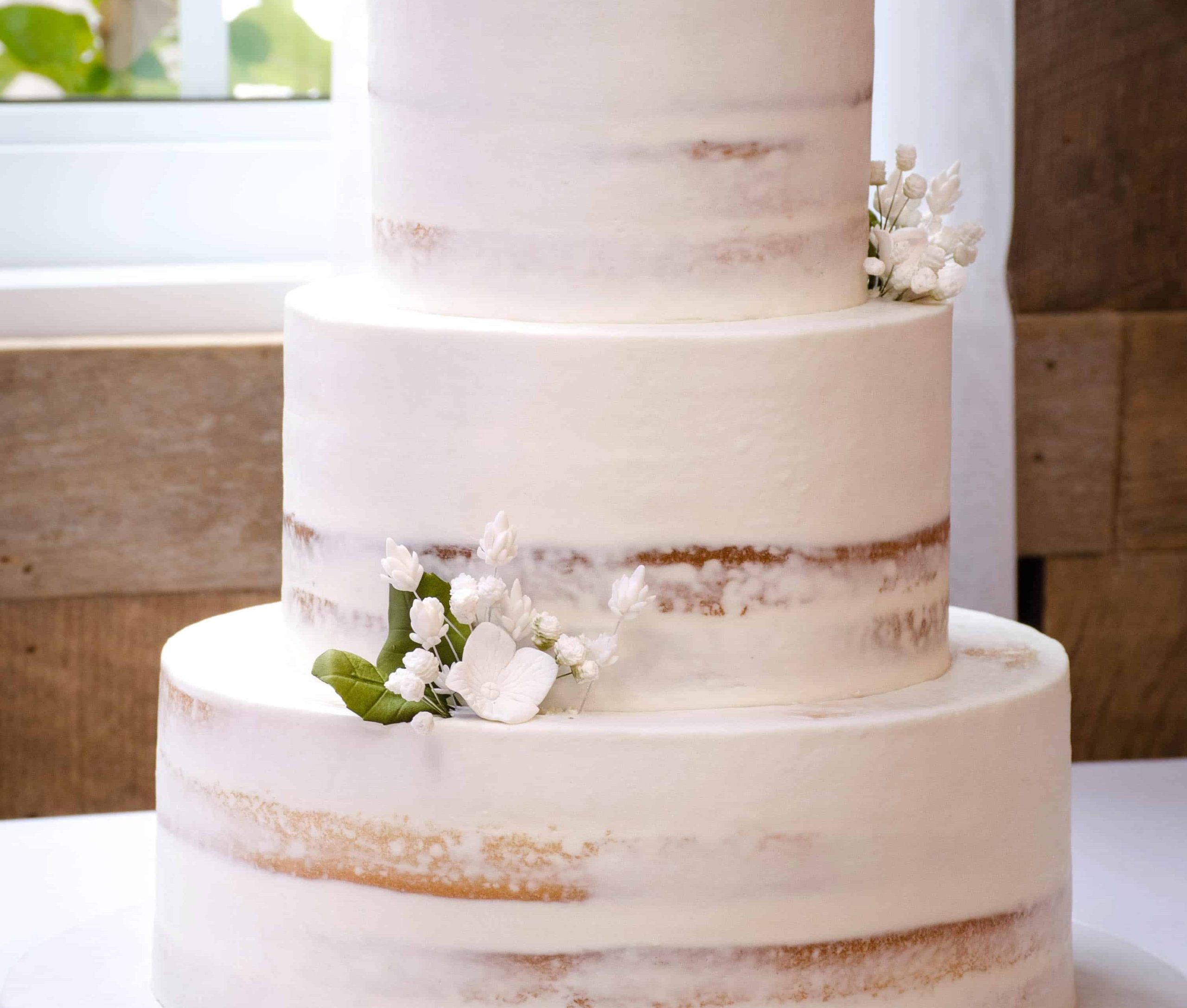 Naked Cake Mariage Blanc Cabane Sucre Constantin